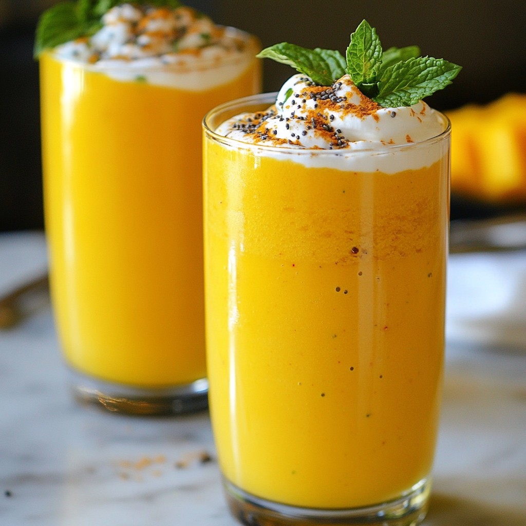 Mango Tajin Smoothie Bursting with Flavor and Fun