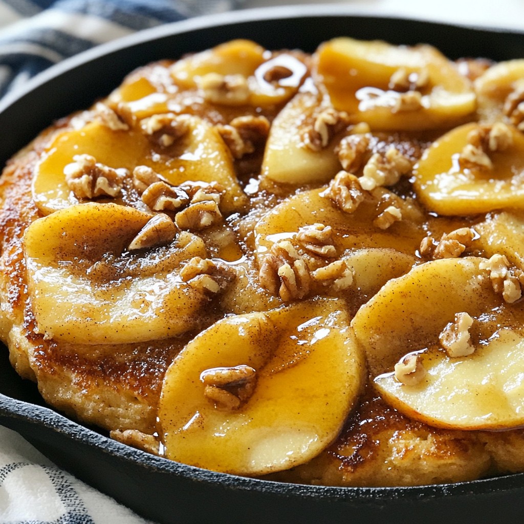 Cinnamon Apple Pancake Skillet Delightful and Simple