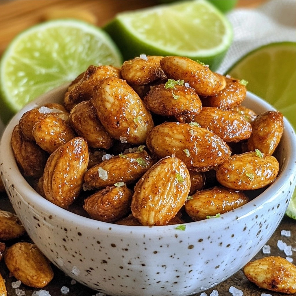 Spicy Keto Chili Lime Almonds Crunchy Snack Delight