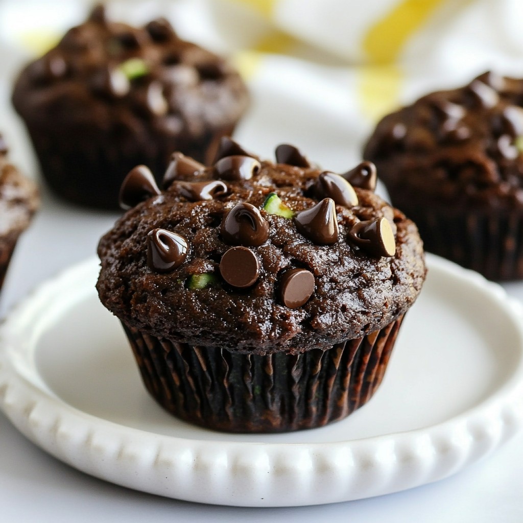 Chocolate Chip Zucchini Muffins Savory Delight Recipe