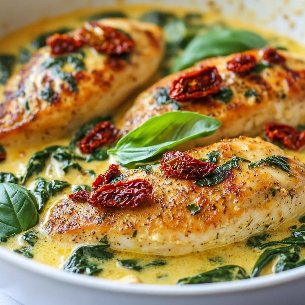 Savory Keto Sun-Dried Tomato Chicken Skillet Recipe