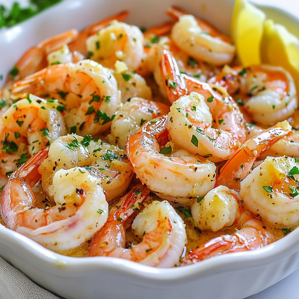 Garlic Butter Butterflied Shrimp Simple and Tasty Dish