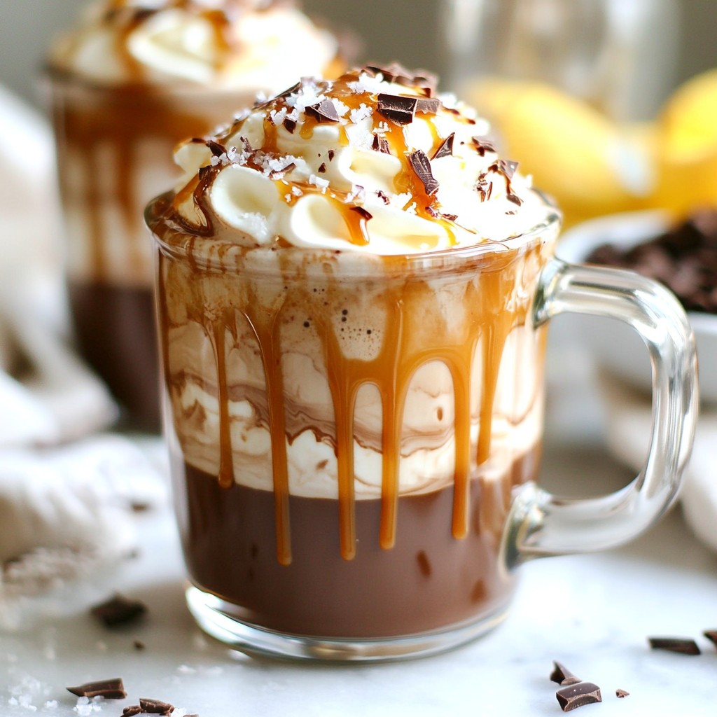 Salted Caramel Hot Chocolate Decadent Cozy Treat