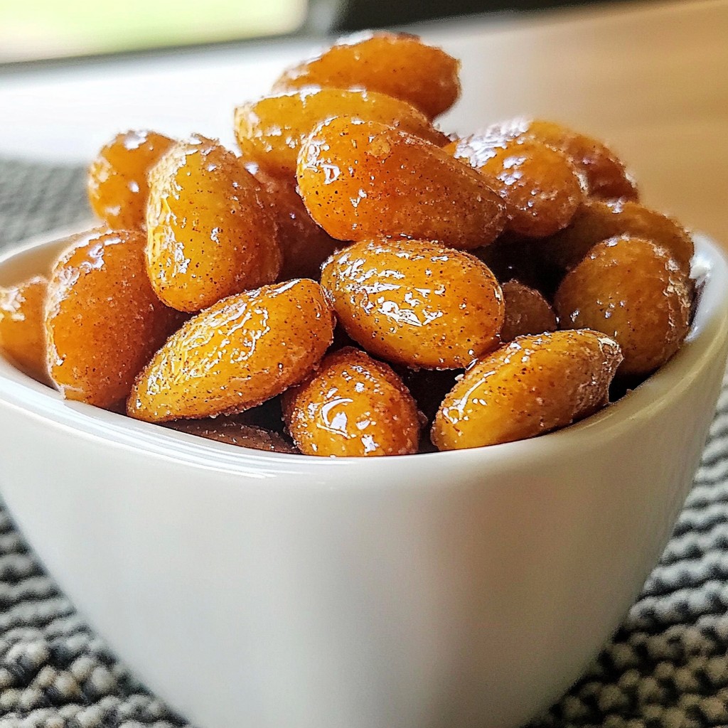 Maple Cinnamon Roasted Almonds Crunchy and Flavorful Snack