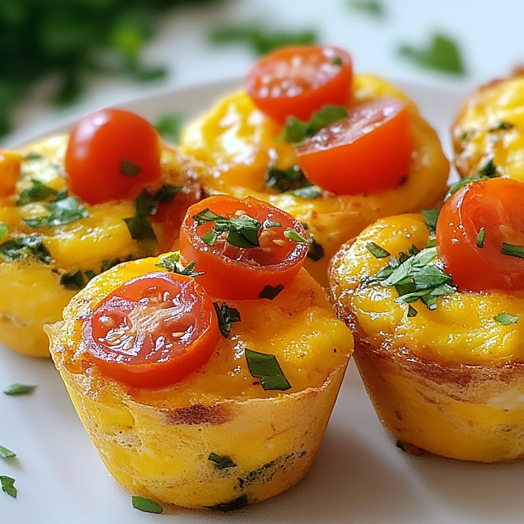 Low-Carb Veggie Omelet Muffins Simple and Tasty Snack