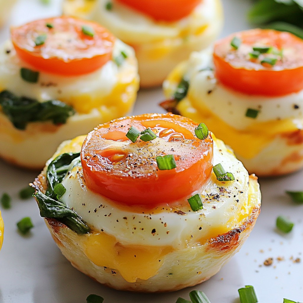 Savory Keto Turkey Ham Egg Cups Quick and Easy Meal