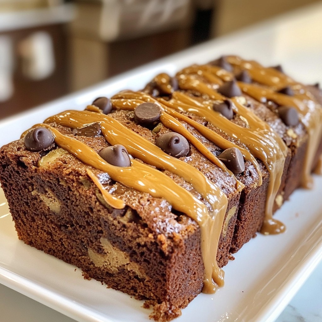 Chocolate Peanut Butter Banana Bread Irresistible Treat