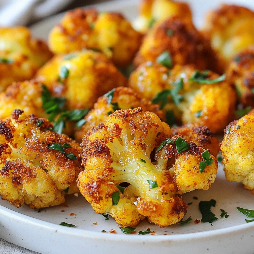 Crunchy Keto Spiced Cauliflower Poppers Delight