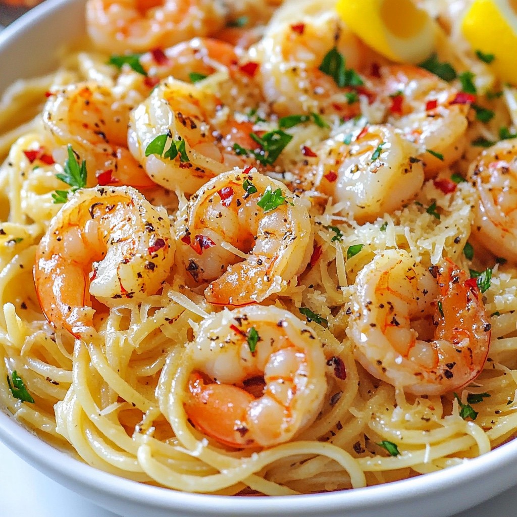 Spicy Garlic Butter Shrimp Pasta Quick and Flavorful Dish