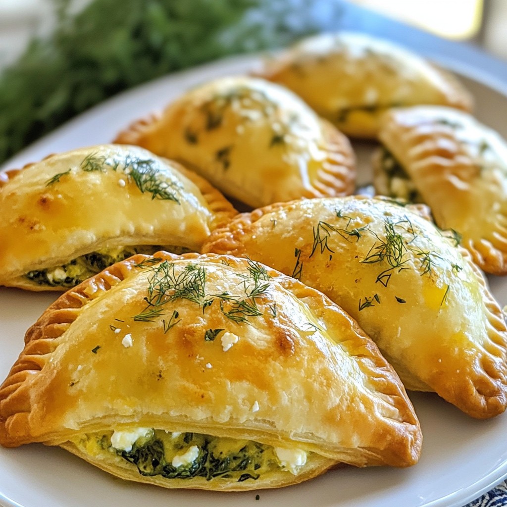 Greek Spinach Feta Empanadas Flavorful and Easy Snack