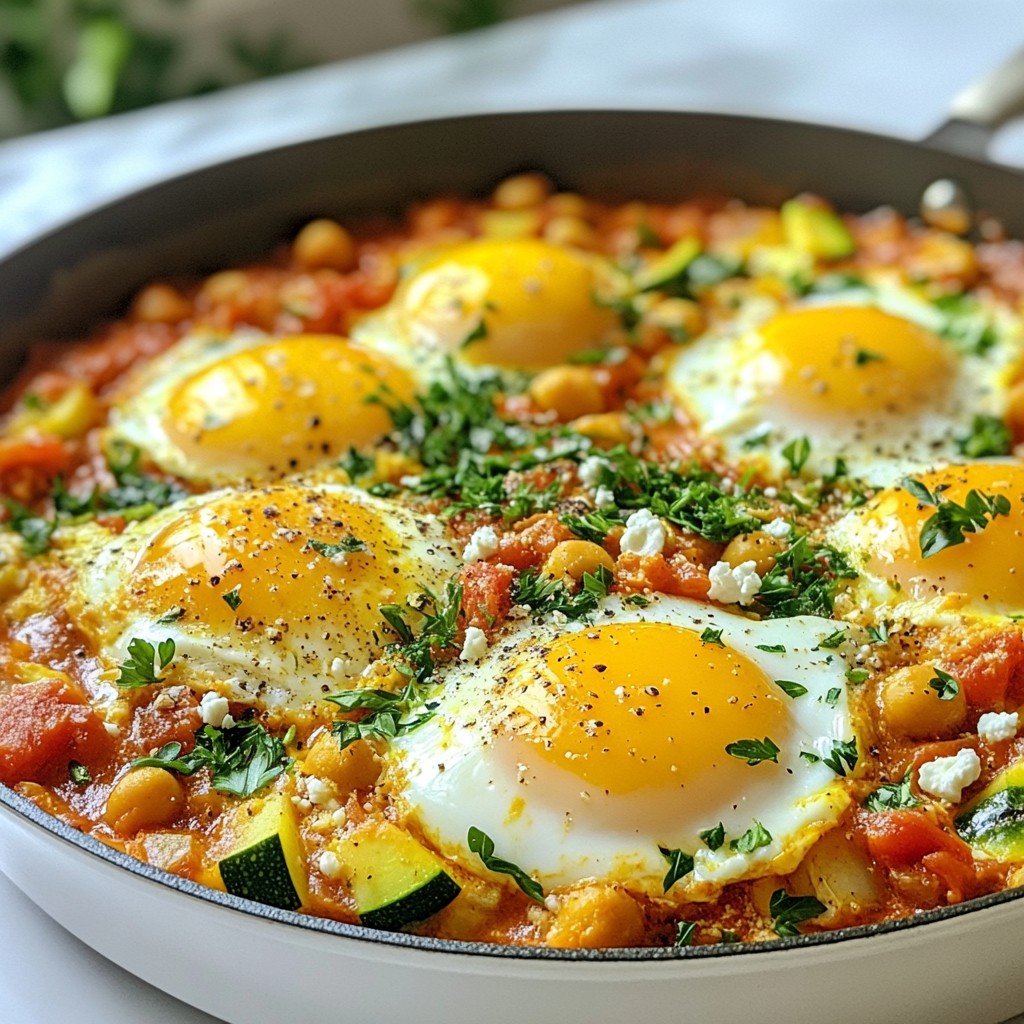 Mediterranean Chickpea Shakshuka Tasty and Simple Dish