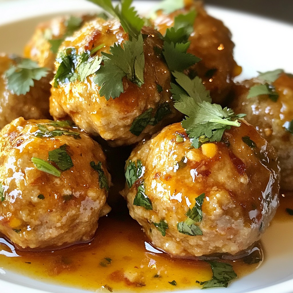 Sweet Chili Turkey Meatballs Flavorful and Easy Recipe