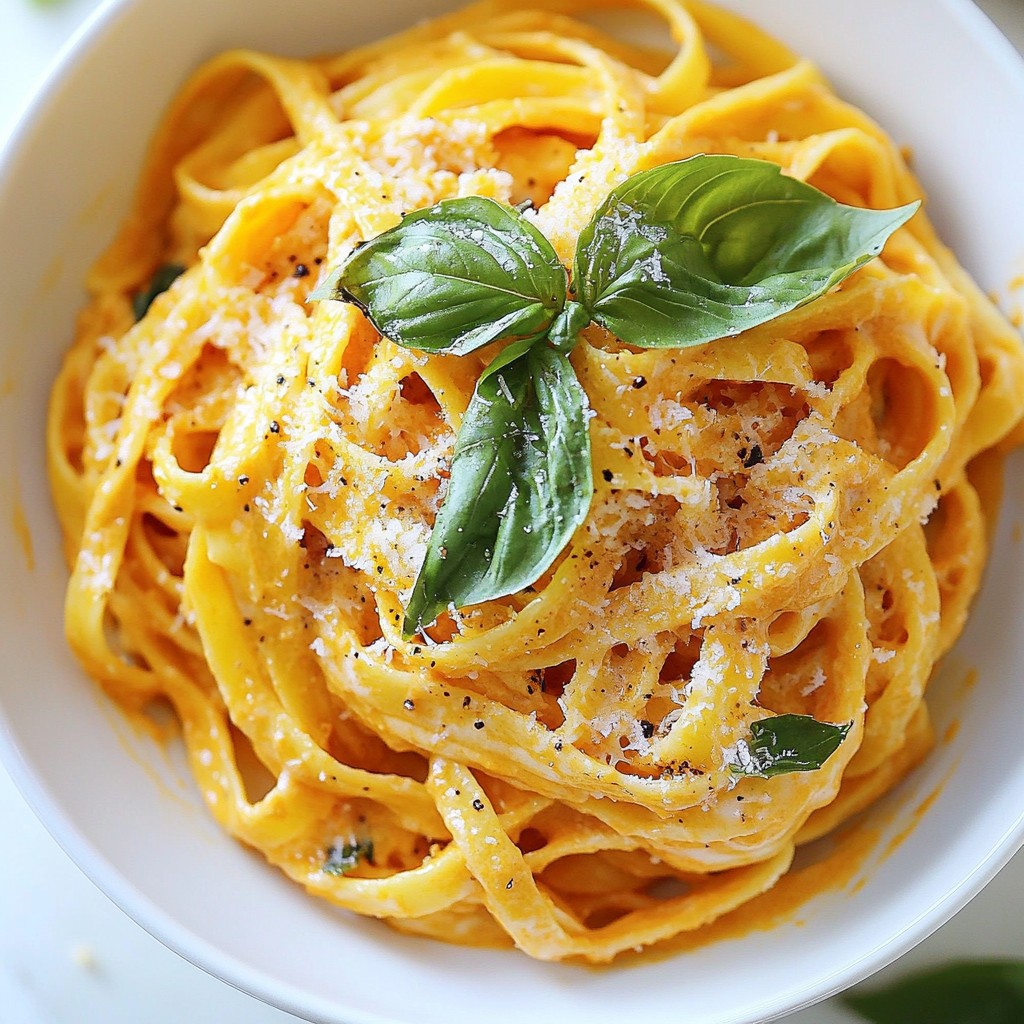 Creamy Roasted Red Pepper Pasta Flavorful and Easy Dish