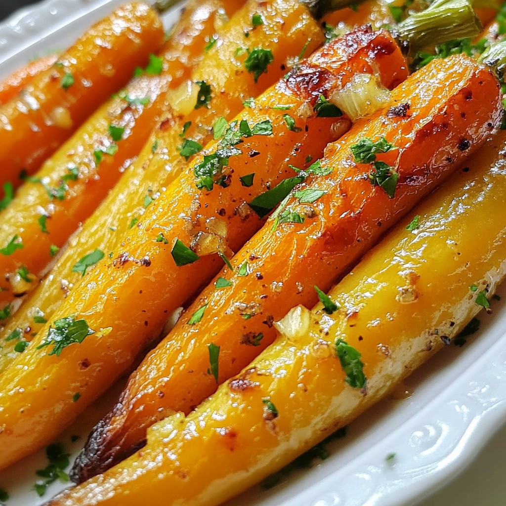 Garlic Herb Roasted Carrots Flavorful and Simple Dish