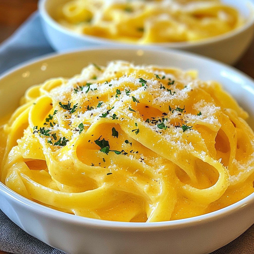 Creamy Pumpkin Alfredo Rich and Flavorful Dish