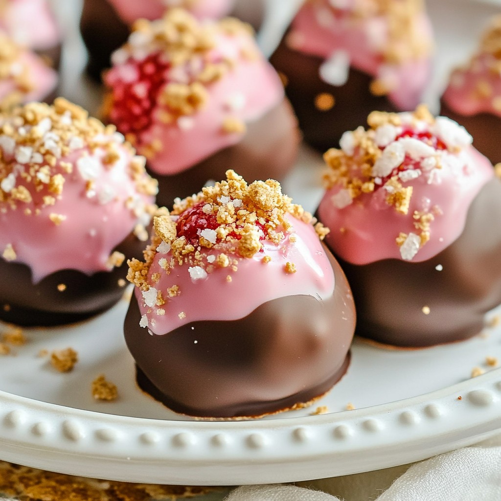 Irresistible Chocolate Covered Strawberry Truffles Recipe