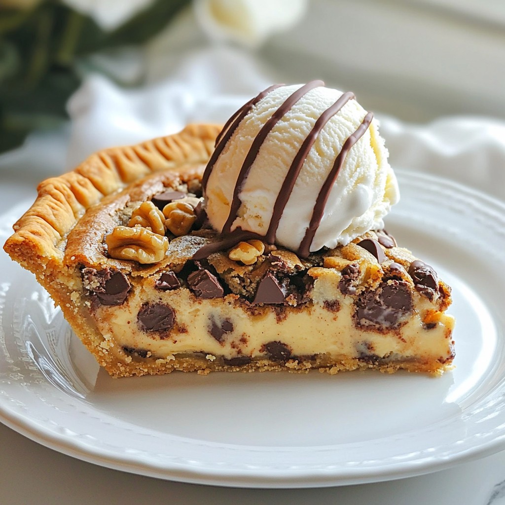 Chocolate Chip Cookie Pie Delightful Dessert Recipe