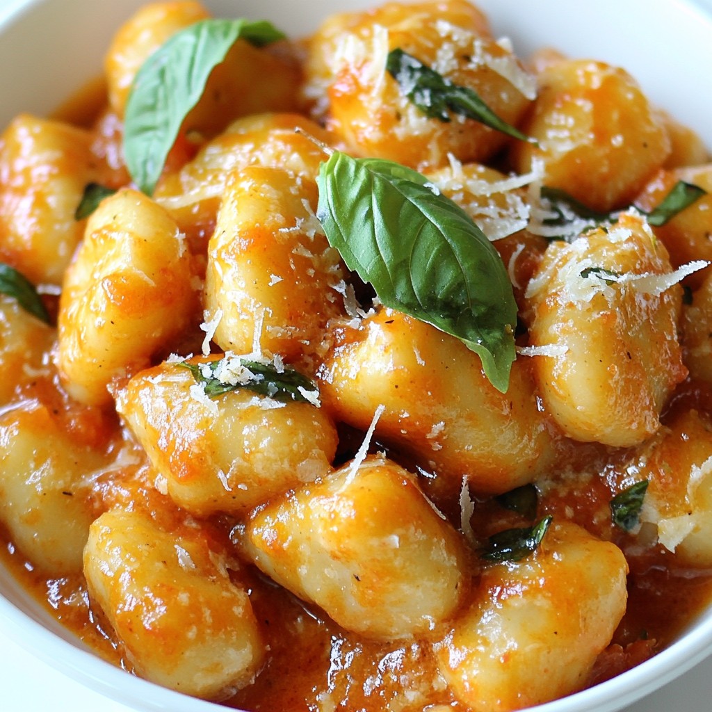 Creamy Tomato Basil Gnocchi Delightful Dinner Recipe