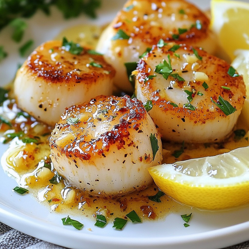 Garlic Butter Scallops Simple and Tasty Delight