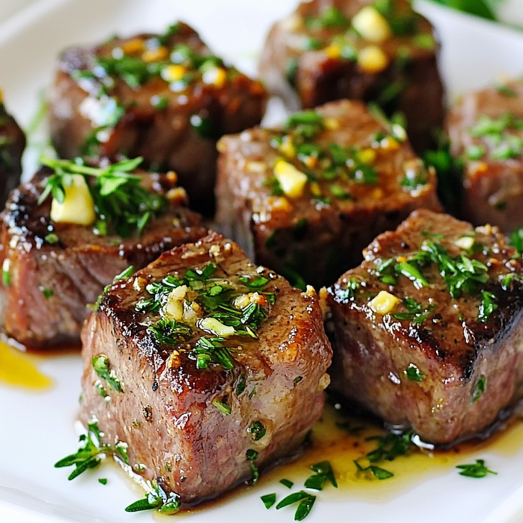 Garlic Butter Steak Bites Flavorful and Easy Recipe