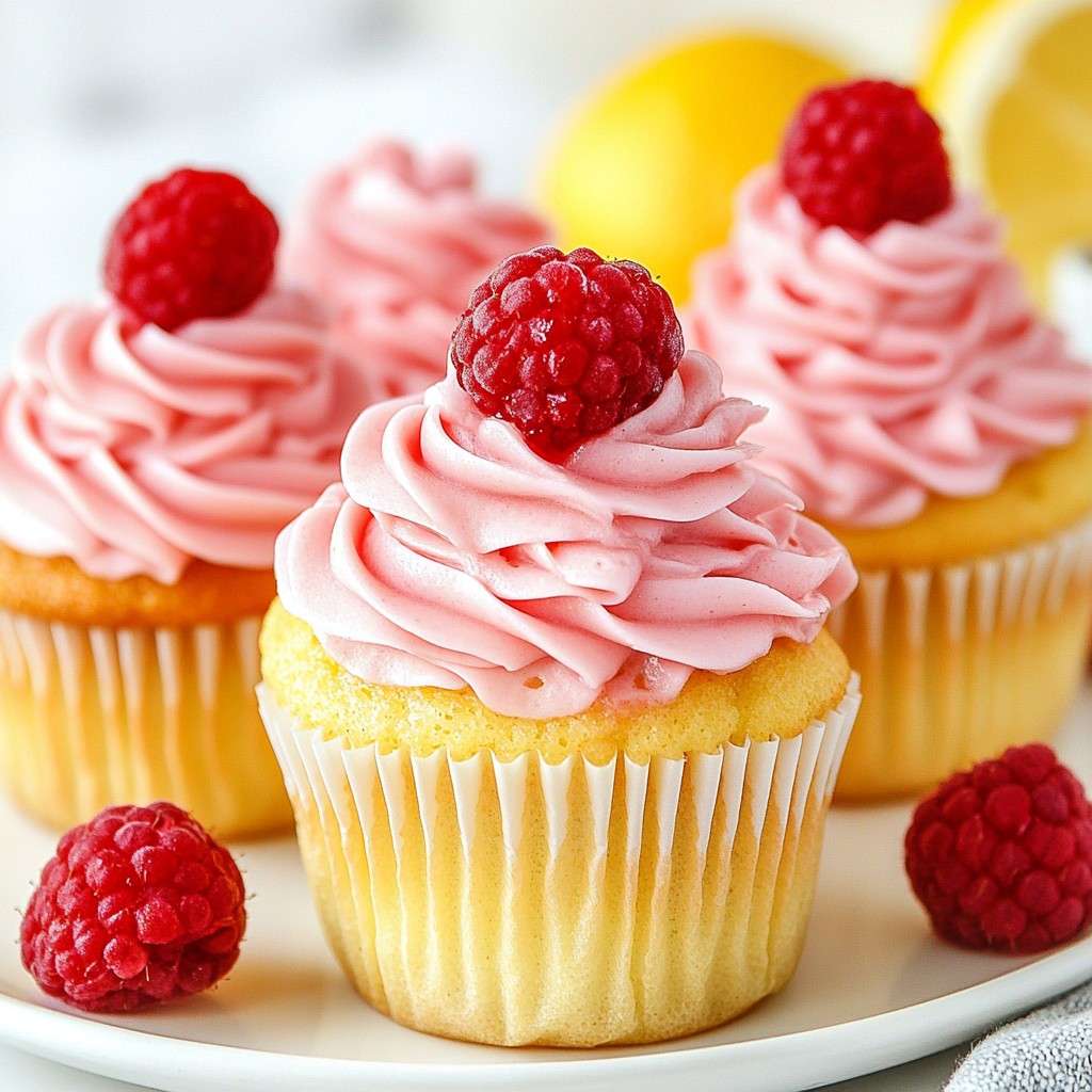 Raspberry Lemonade Cupcakes Fresh and Flavorful Treat