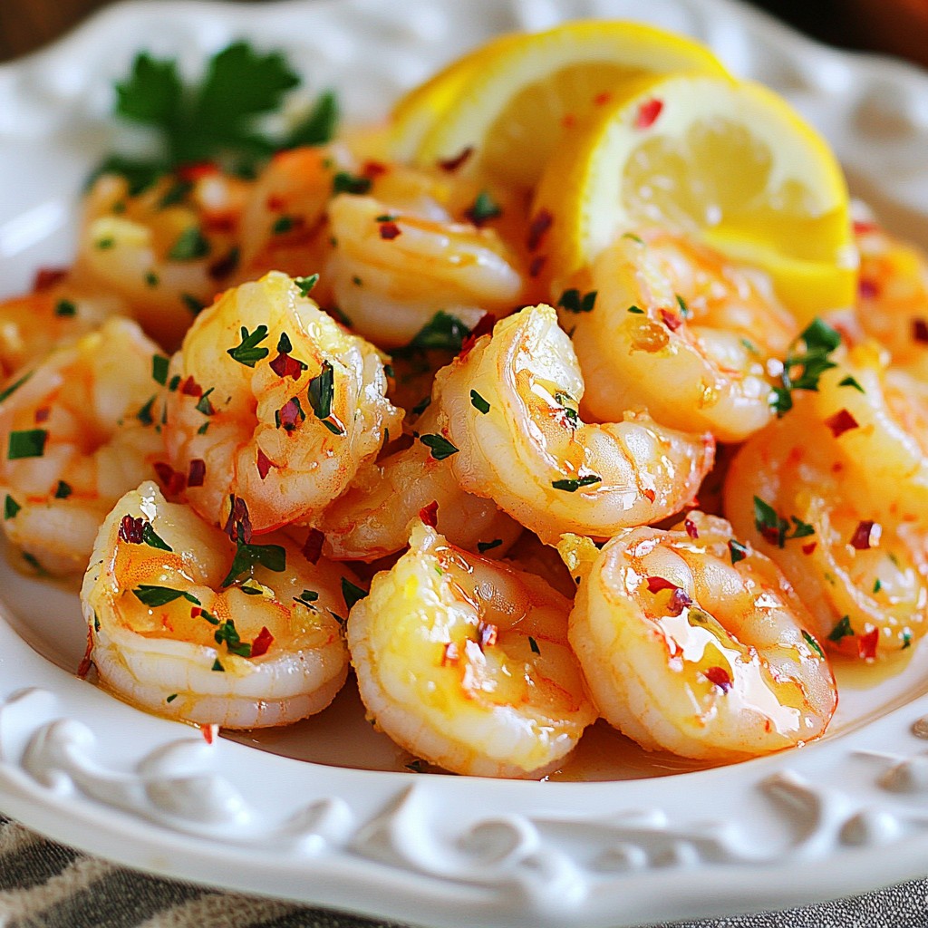Zesty Lemon Garlic Shrimp Flavorful and Fresh Dish