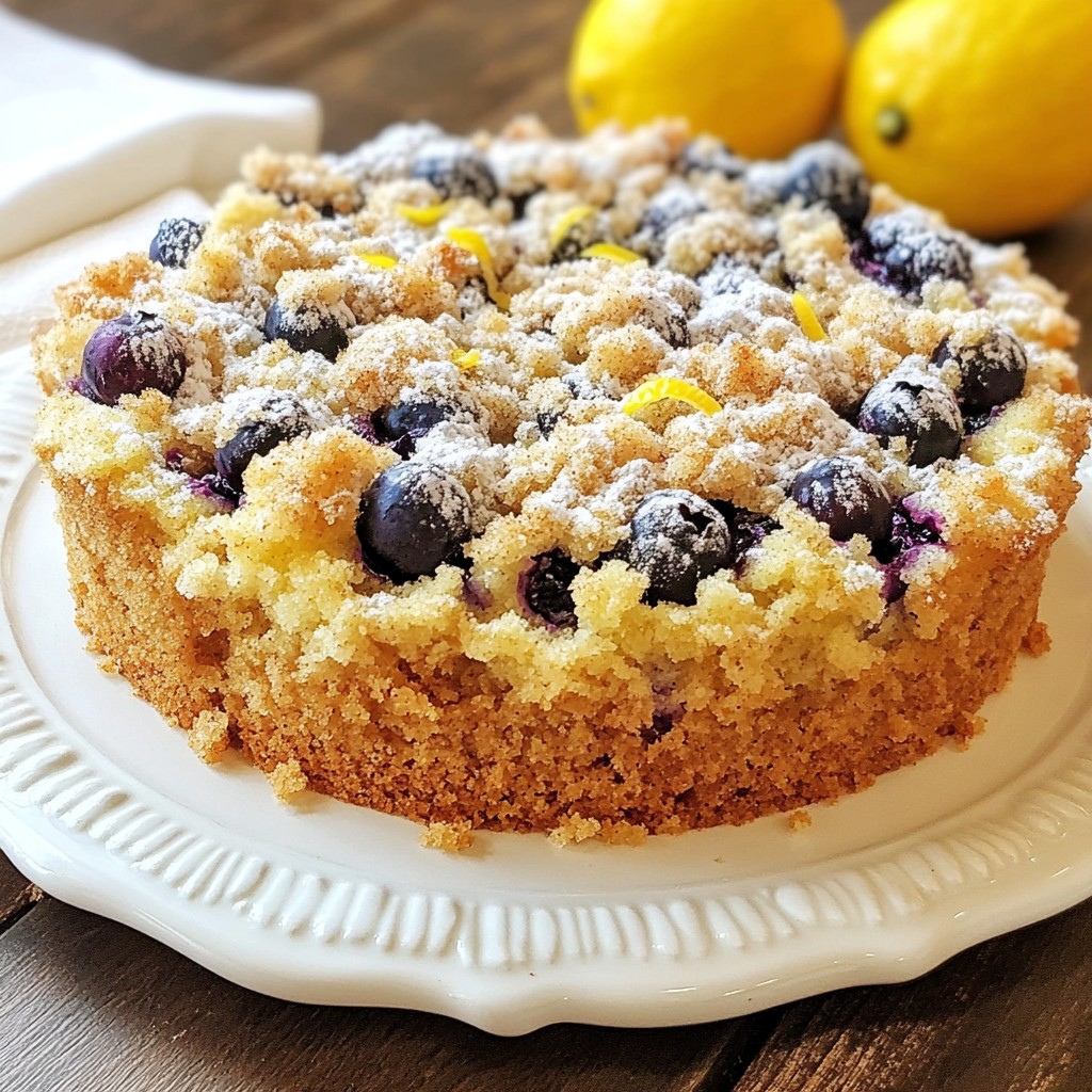 Blueberry Lemon Crumb Cake Delightful and Easy Recipe