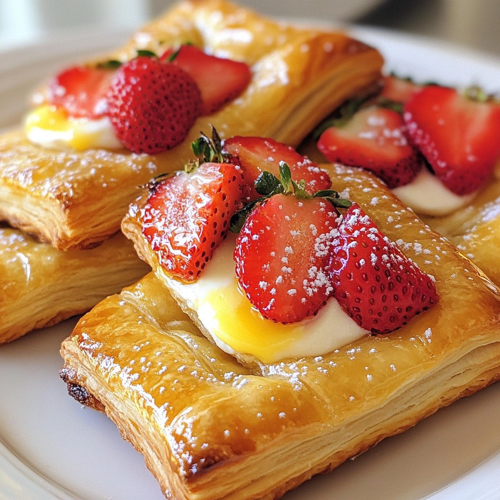 Strawberry Cream Cheese Danish Delightful and Easy Treat