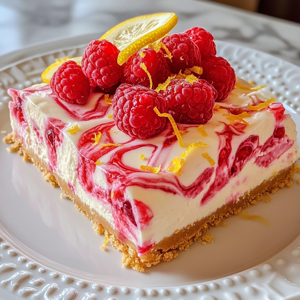 Raspberry Lemonade Cheesecake Fresh and Flavorful Treat