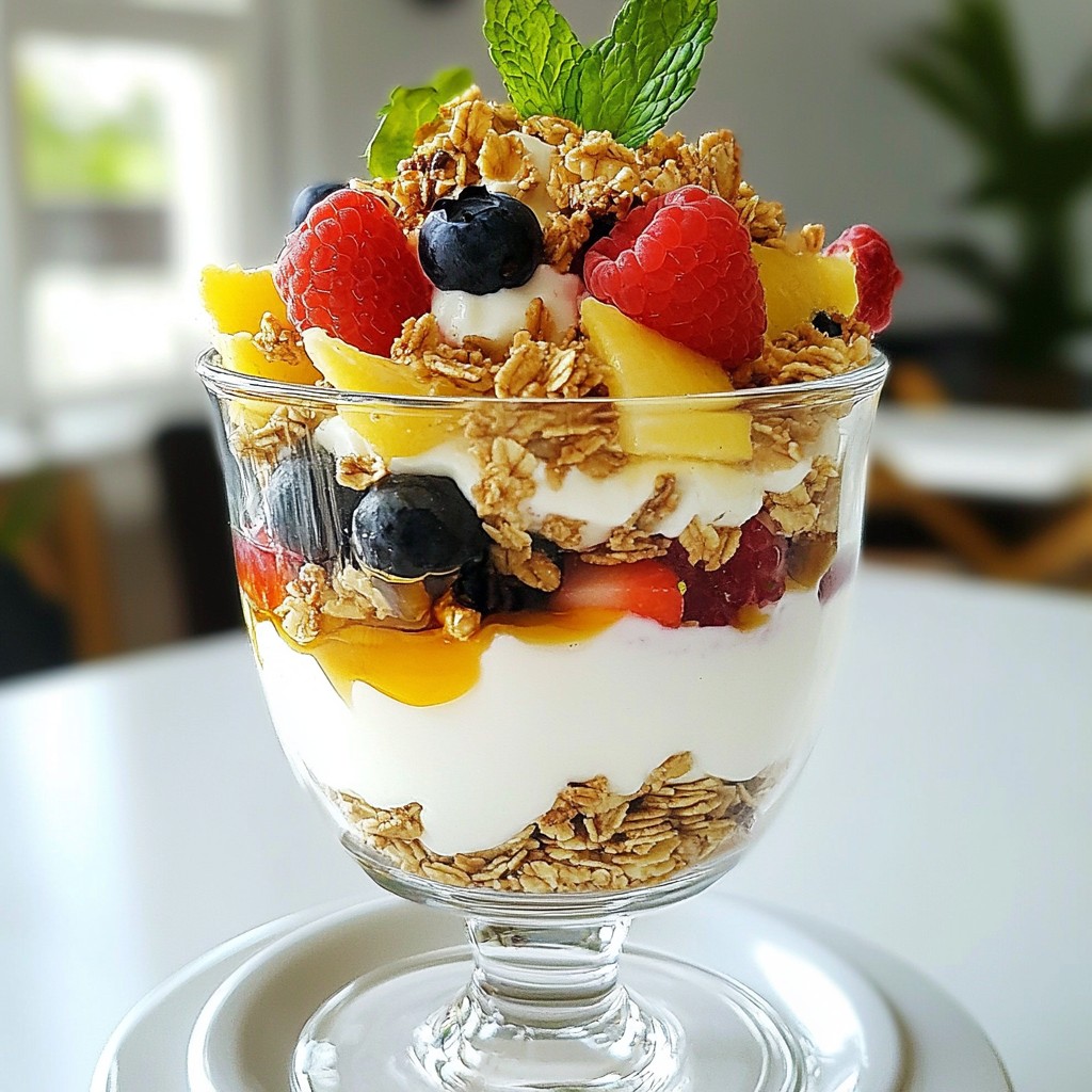 Berry Yogurt Breakfast Parfait Energizing Start Today